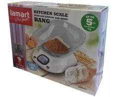Lamart elektroninės virtuvinės svarstyklės 5kg LT7073