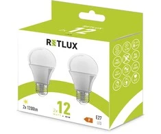Lempa(2vnt) LED 2x12W,A60,REL31 Retlux E27