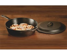Lodge ketaus keptuvė gili 30,4cm su dangčiu