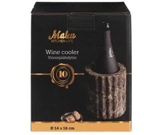 Maku butelio aušinimo indas h16cm,marmurinis,rudas