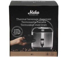 Maku gėrimų termosas/dozatorius 6l su kraneliu