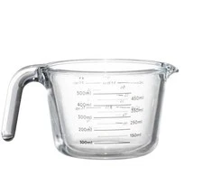 Maku stiklinė matuoklė 0,5l (9cm)