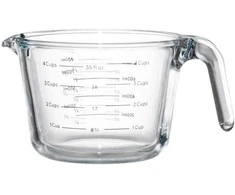 Maku stiklinė matuoklė 1l (11cm)