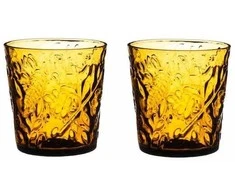 Maku stiklinės 300ml 2vnt, medaus spalvos