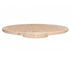 Maku tortinė 30cm , rotacinė , marmurinė, smėlio spalvos