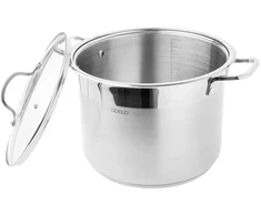 Puodas 28cm(13l), nerūdijantis plienas, su stikliniu dangčiu Arden