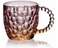 Affek Design Puodelis 350ml iš stiklo,rusvas