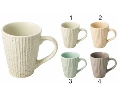Puodelis iš keramikos 11cm 4 spalvos