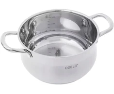Odelo Puodų rinkinys 8 dalių (1,8+2,5+3,4l+4,6l), nerūdijantis plienas, LOGAN