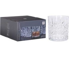 Excellent Houseware Raižyto stiklo stiklinės 4vnt, 230ml