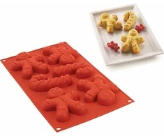 Silikomart silikoninė forma 6dalys (h2,1cm),kalėdiniai meduoliai,saldainiai