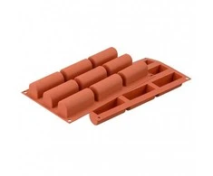 Silikomart silikoninė forma 9dalių (8,4x3,2xh3,5cm),Midi Buche