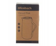 Ofenbach Termosas-ąsotis 1l,stiklinis vidus