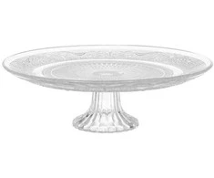 Tortinė ant kojelės 25cm , iš stiklo