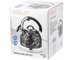 Odelo Virdulys 2,7l, nerūdijantis plienas, juodos/sidabro spalvos, Savio