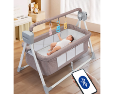 Tavalax Smart Cradle – išmanioji kūdikių supamoji lovytė su Bluetooth muzika ir nuotoliniu valdymu