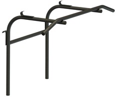 Ant sienelės pakabinamas skersinis + lygiagretės SANRO 2in1 Juodas, iki 150kg
