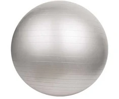 Gimnastikos kamuolys SANRO 55cm Pilkas su pompa