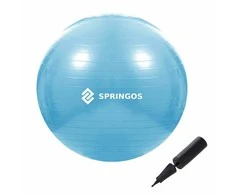 Gimnastikos kamuolys SPRINGOS 55cm Mėlynas