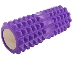 Masažinis jogos volas SANRO KP-233 PVC 14*33cm Violetinis