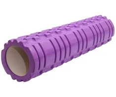 Masažinis jogos volas SANRO KP-260 14*60cm Violetinis