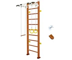 Medinė švediška gimnastikos sienelė SANRO D-3 232,5x64cm