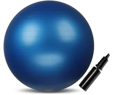 Sanro Gimnastikos kamuolys INDIGO Anti-burst 85cm mėlynas