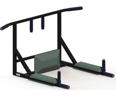 Prie sienos tvirtinamas skersinis + lygiagretės SANRO PRO 3 IN 1 Juodas, iki 200kg
