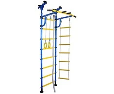 Sanro Sporto kompleksas (gimnastikos sienelė) JUNIOR ATLET-R mėlyna-geltona, 245-290x60cm