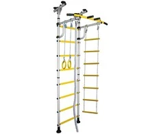 Sanro Sporto kompleksas (gimnastikos sienelė) JUNIOR ATLET-R balta-geltona, 245-290x60cm