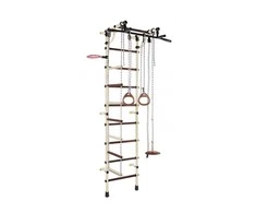 Sanro Sporto kompleksas (gimnastikos sienelė) RAINBOW kreminė-ruda, 230x52,5cm