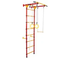 Sanro Sporto kompleksas (gimnastikos sienelė) JUNIOR ATLET LIGHT, raudona-geltona, 220x55cm