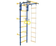Sanro Sporto kompleksas (gimnastikos sienelė) JUNIOR ATLET mėlyna-geltona, 220x60cm