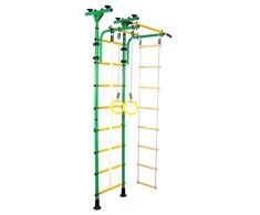 Sanro Sporto kompleksas (gimnastikos sienelė) JUNIOR ATLET-R žalia-geltona, 245-290x60cm
