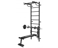 Sanro Sporto kompleksas (gimnastikos sienelė) HERO 3in1 juoda, 241x68,5cm