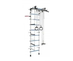 Sanro Sporto kompleksas (gimnastikos sienelė) RAINBOW balta-mėlyna, 230x52,5cm