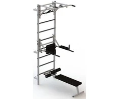 Sporto kompleksas (gimnastikos sienelė) SANRO GT-2 baltas, 240x72cm