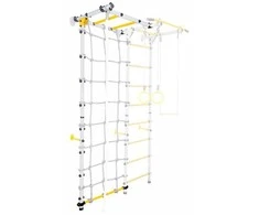 Sanro Sporto kompleksas (gimnastikos sienelė) JUNIOR ATLET LIGHT 2in1, balta-pilka, 220x140cm