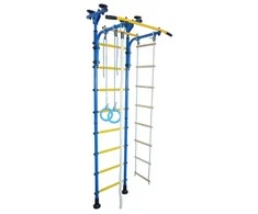 Sanro Sporto kompleksas (gimnastikos sienelė) JUNIOR ATLET-R mėlyna-geltona, 245-290x60cm