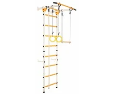 Sanro Sporto kompleksas (gimnastikos sienelė) JUNIOR ATLET LIGHT, balta-geltona, 220x55cm