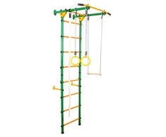 Sanro Sporto kompleksas (gimnastikos sienelė) JUNIOR ATLET LIGHT, žalia-geltona, 220x55cm