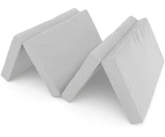 Sulankstomas gimnastikos čiužinys SANRO 200x100x10 cm pilkas (4 dalių)