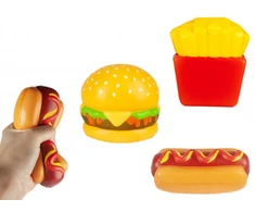 Fast food antistresinis didelis suspaudžiamas žaislas 12 cm
