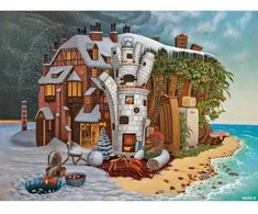 Castorland dėlionė ART kolekcija Christmas Eve Madeira 2000 det
