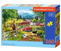 Castorland dėlionė Baltas Dove Farm 260 det
