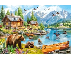 Castorland dėlionė Bear Lake 1000 det