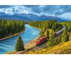 Castorland dėlionė Canadian Pacific Railway in Banff National Park 1000 det