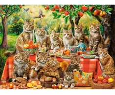 Castorland dėlionė Cat Family Reunion 3000 det.