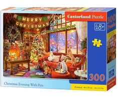 Castorland dėlionė Christmas Evening With Pets 300 det