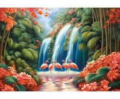 Castorland dėlionė Flamingo Paradise 500 det